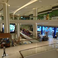 ホテル横のリバーサイドプラザ