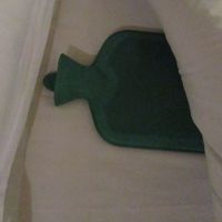 夕食後部屋に戻るとベッドに湯たんぽ