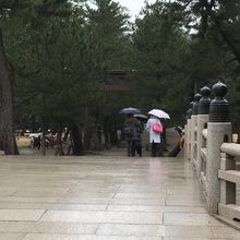 松の馬場と祓橋。