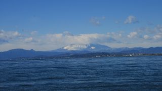 富士山も見えます