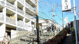 人出の多い階段でした