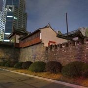 （上海）上海で唯一現存する城壁