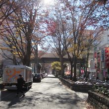 甲州街道より南側を望む