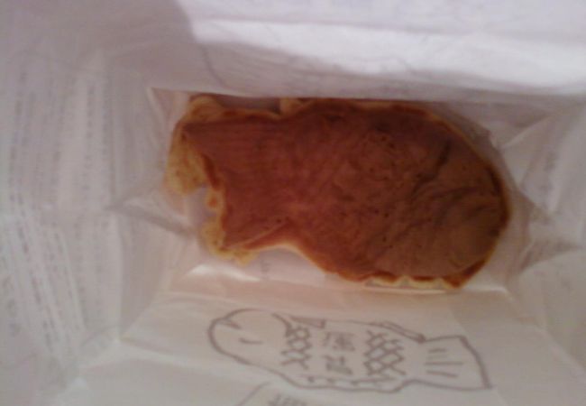 きなこあんの珍しい鯛焼きでした！