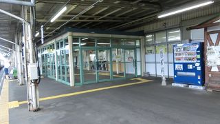 大きな駅でここから特急に乗りました