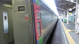 雨と曇りで車窓は今ひとつでした