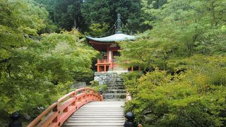 醍醐寺の奥の方