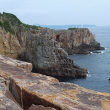 三段壁上からの絶景