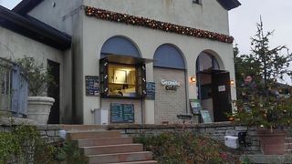 景色を見ながら