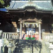 神社 from 日帰り温泉館