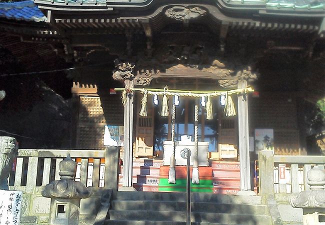 神社 from 日帰り温泉館