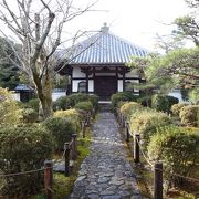 西賀茂の高台にある静かなお寺