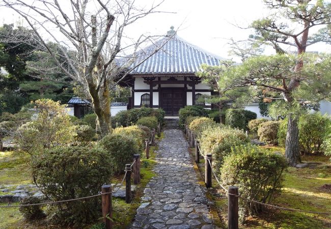 西賀茂の高台にある静かなお寺
