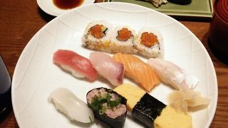 きれいなお寿司屋さん