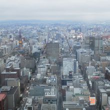 南側の風景。前に行ったテレビ塔も見えます。