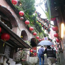 下からのショット