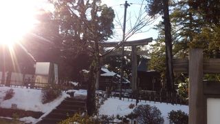 松江城跡にある神社
