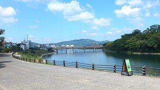 岡山城近く