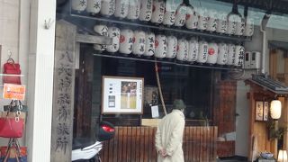 祇園祭の時に盛り上がる場所。