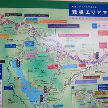 箱根観光案内図