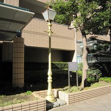 １リハポート明石前のガス街灯柱