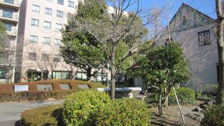 頭鷲、星条旗、星の形の石標があります