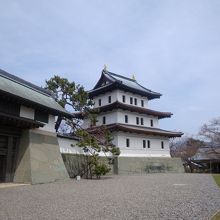 松前城の天守閣