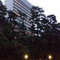 斜めエレベーターに乗る前