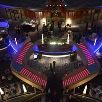 夜のフロント風景