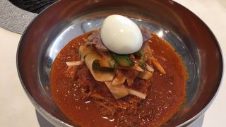 焼肉と冷麺のセットがお勧めです！