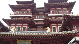 チャイナタウンの仏教寺院