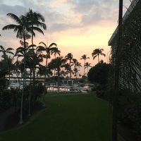 オーシャンビューの部屋からみたサンセット