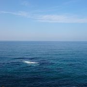 日本海が一望できる