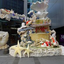 入口の飾り付け