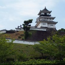 掛川城がよく見えます