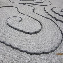 優雅な庭の模様