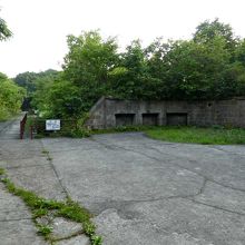 写真７：御殿山第２砲台跡全景