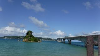 海がきれいです。