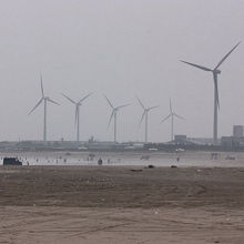 平井海水浴場の風景