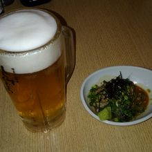 サッポロビールとゴマサバ