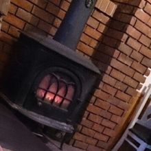 暖炉がまた良い雰囲気