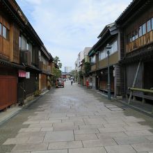 金沢の情緒が残る「にし茶屋街」です。