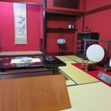 金沢市西茶屋資料館の二階