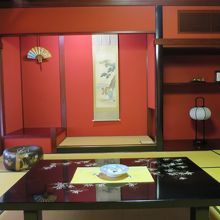 金沢市西茶屋資料館の二階