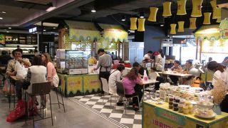 臨時のイートインスペース