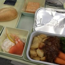 こちらは行きのランチ