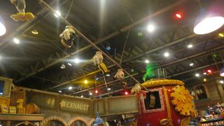 まさにトゥーンタウンといった感じのお店