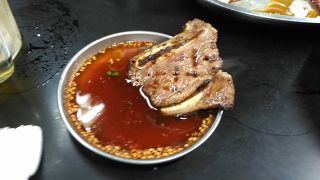 ホルモン焼き絶品です。