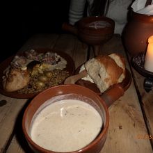 キノコのスープ