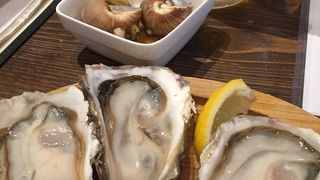 生がきや海鮮をいただきました。